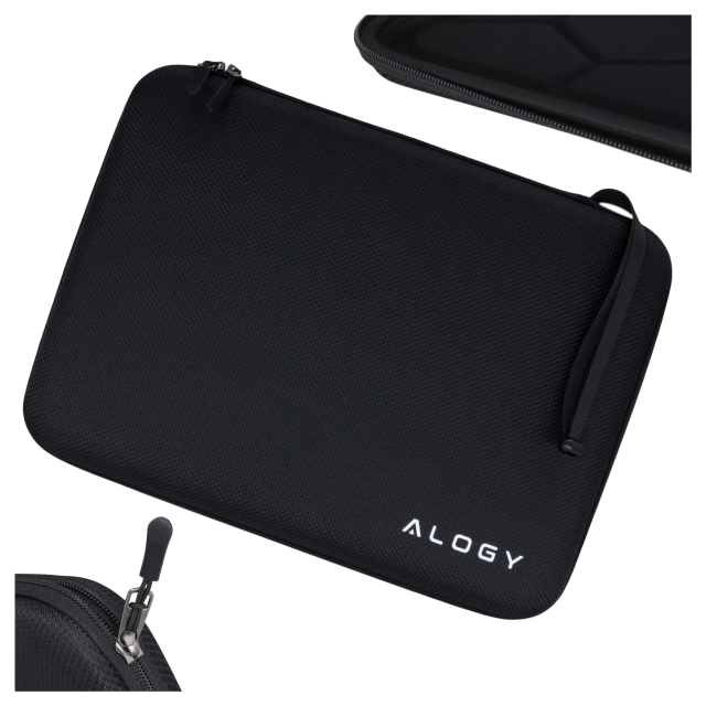 Чохол для ноутбука, MacBook Air Pro 13.3" Alogy Hard Foam Bag Protective Case для ноутбуків 13-14" чорний