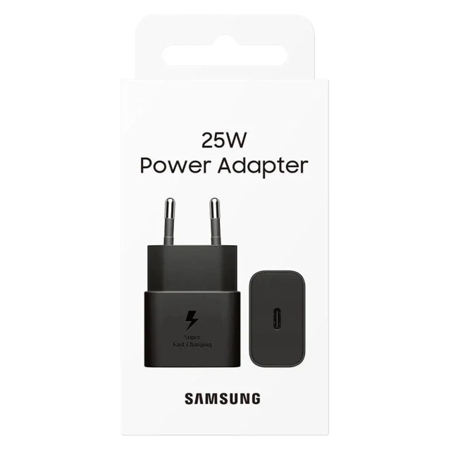 Оригінальний зарядний пристрій Samsung EP-T2510NBE Fast Charging PowerDelivery PD 25W Black