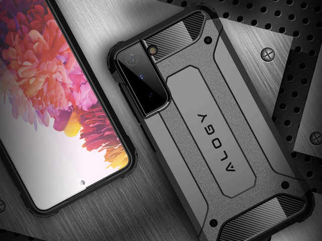 Pouzdro Alogy Hard Armor pro Samsung Galaxy S21 šedé