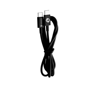 USB-C to USB-C Cable Forcell PD 48W QC 2.0 1m TPE Sync Tube Black