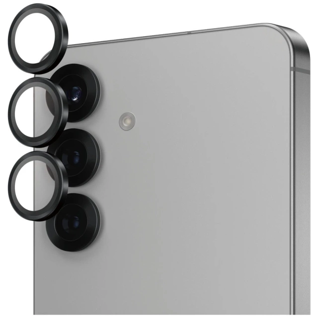 Захисне скло PanzerGlass Hoops для об'єктива камери Samsung Galaxy S25, чорне