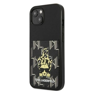 Etui Karl Lagerfeld KLHCP13MCANCNK na iPhone 13 6,1" pevné puzdro Karlimals Cardslot