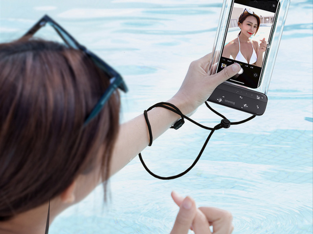 Vodotěsné pouzdro Baseus Let's Go Slip pro 7,2 IPX8 Black