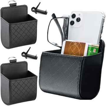 2x držák organizéru na gril do auta box na háček na gril Alogy Car Air Vent Black