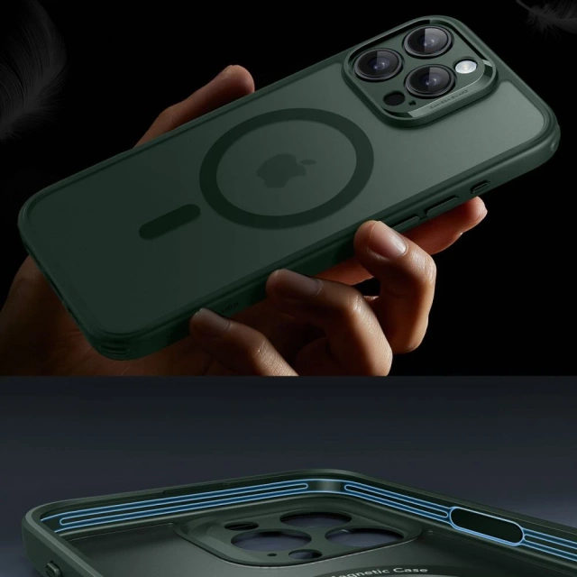 Etui ESR Classic Pro Set MagSafe iPhone 16 Pro Max Zielony