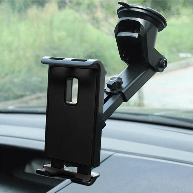 Alogy univerzálny držiak do auta na čelné sklo, palubná doska na telefón, tablet 11" Black Car nabíjačka