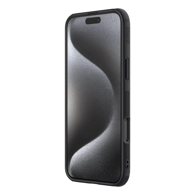 Magnetický kryt Nillkin Frosted Shield Pro pre iPhone 16 Pro – čierny
