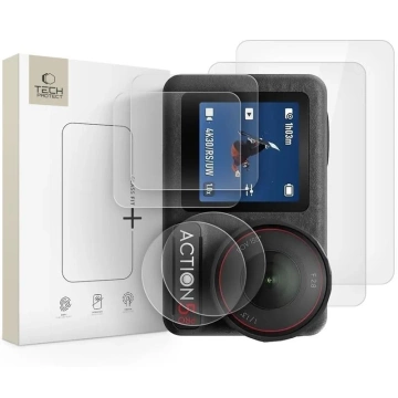 Szkło Hartowane DJI Osmo Action 5 Pro Tech-Protect Glass Fit+ 2-Set
