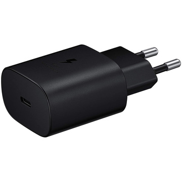 Nástenná nabíjačka 3,6 A 25 W rýchle napájanie PD USB-C Type-C Single Black