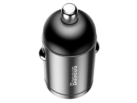 Baseus mini QC 3.0 5A 30W car charger Black