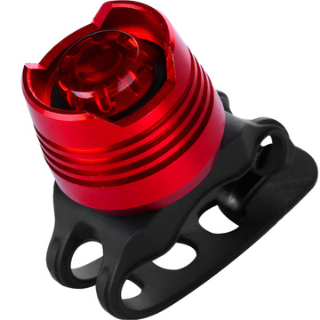 Bicycle rear light for the rear of the bike LED lighting rear light red aluminum waterproof IPX4 50lm Alogy