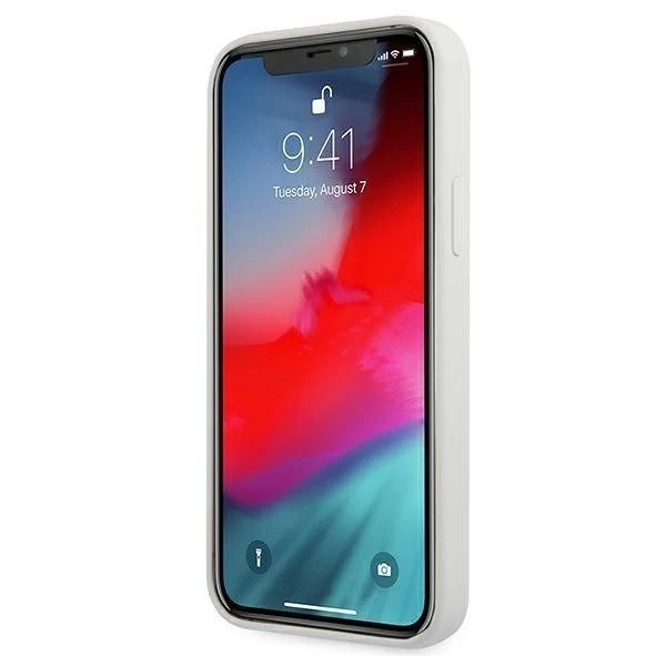 Guess GUHCP12LLSVSCR iPhone 12 Pro Max 6,7" кремовий/кремовий твердий чохол Script Vintage