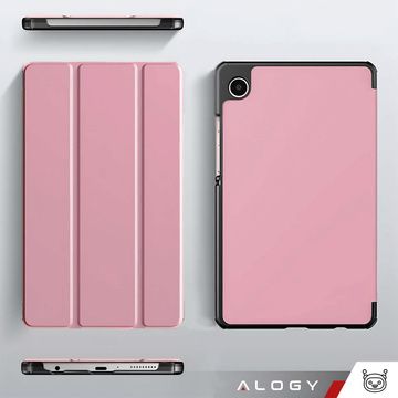 Hülle für Samsung Galaxy Tab A9 2023 8,7" X110 / X115 Tablet-Hülle Alogy Book Cover Pink