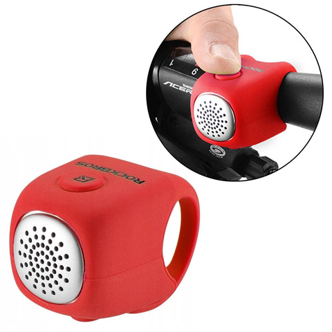Електричний велосипедний дзвінок RockBros CB1709 Red