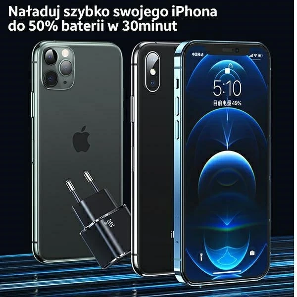 USAMS Nástenná nabíjačka 1x USB-C T45 30W PD3.0 Fast Charging kábel U63 USB-C/Lightning biela/biela UXTZH02 (USAMS-UX)