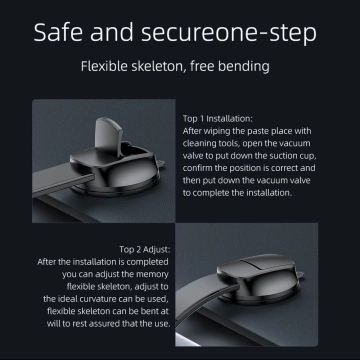 Автомобільний зарядний пристрій MagFlex Magnetic MagSafe чорного кольору
