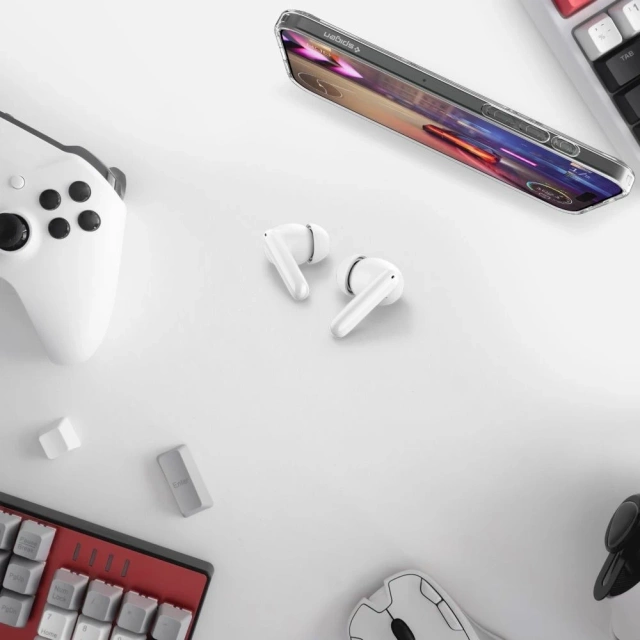 Spigen SA2400 ANC Słuchawki Douszne Bluetooth White