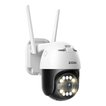 Зовнішня IP-камера ZOSI C296 WiFi 5MP Pan Tilt IP66 microSD card 32GB