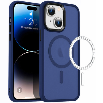 Ochranné puzdro MagMat pre MagSafe pre Apple iPhone 13 Mini Matte Navy