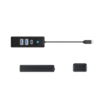 Hub USB-C Orico PWC2U-C3 2x USB-A + 1x USB-C 3.0 Czarny