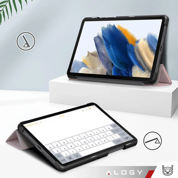 Etui do Samsung Galaxy Tab A11+ (X310/X315/X316) / A9+ 2023 11" (X210/X215/X216) Alogy Book Cover Case obudowa ochronne Różowe