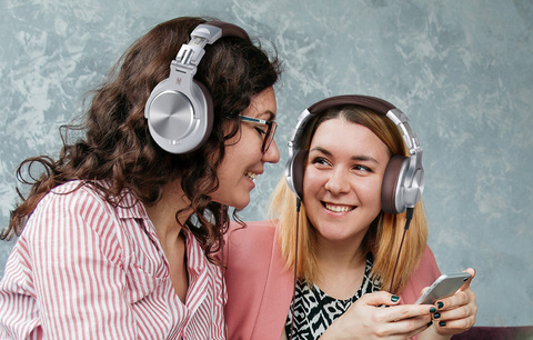 Oneodio A71 Brown headphones