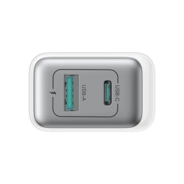Мережевий зарядний пристрій Joyroom USB-C / USB-A 30 Вт - білий