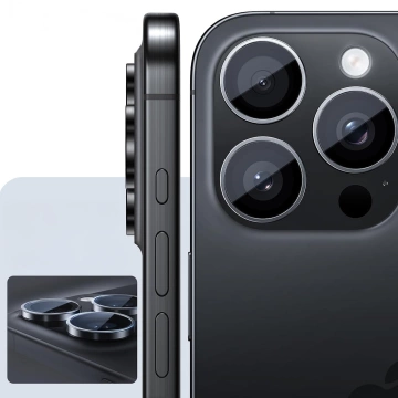 Скло для Apple iPhone 16 Pro / 16 Pro Max Camera Cover Lens 3mk Lens Protection Pro Transparent Protective Cover
