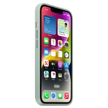 Apple MPTC3ZM/A iPhone 14 Plus 6,7" MagSafe zelené/sukulentní silikonové pouzdro