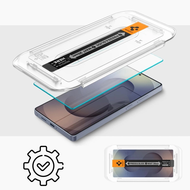 Tvrzené sklo pro Samsung Galaxy S25 Ultra Spigen Glas.TR EZ Fit HD 2 ks čiré