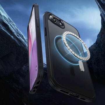 Puzdro pre iPhone 16e ESR Classic Hybrid HaloLock MagSafe Frosted Black