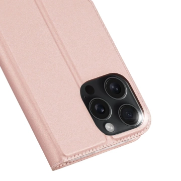 iPhone 16 Pro Max Dux Ducis Skin Pro Rosa Schutzhülle mit Flip