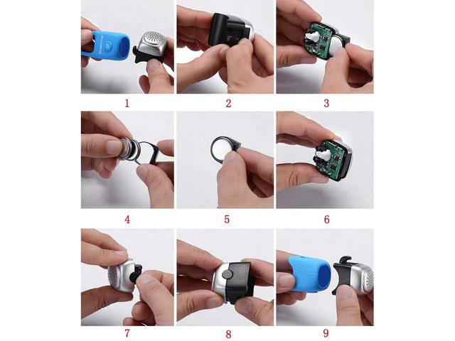 Electric bicycle bell RockBros CB1709 Black