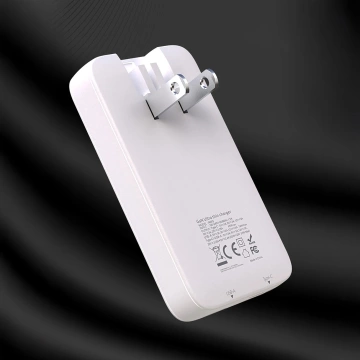 Зарядний пристрій Dudao A65Q 65 Вт GaN для стіни USB-C/USB-A PD для ЄС/США – білий