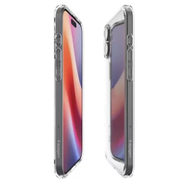 Spigen Ultra Hybrid Glass Hülle für Apple iPhone 16, Schutzhülle, Crystal Clear Handyhülle