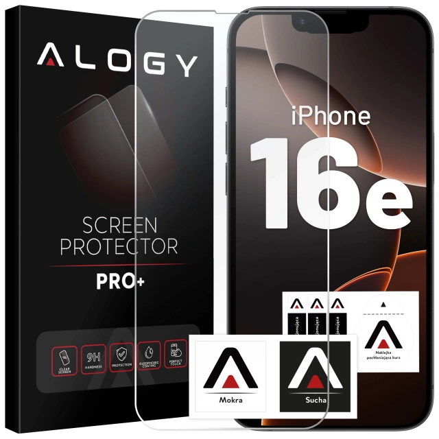 Gehärtetes Glas für Apple iPhone 16 Pro Max Displayschutzfolie 9H Alogy Heavy Pro™️