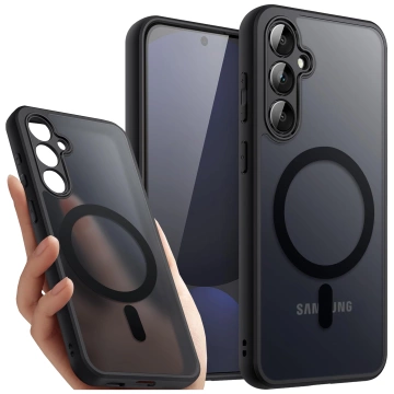Чохол для Samsung Galaxy S25 Alogy Matte HybridMag™️ MagSafe Matte Black