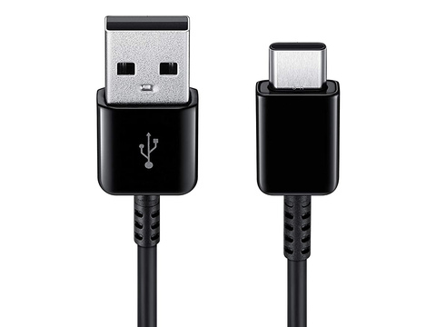 2x Оригінальний кабель Samsung USB type C EP-DG930MBEGWW 1,5 м чорний