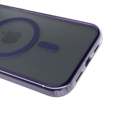 Obal na Apple iPhone 15 Plus 3mk Frosty MagCase Purple