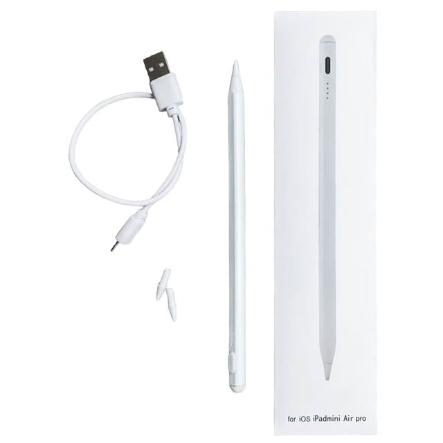 Přesné značkovací a skicovací pero s magnetickou tužkou pro Apple iPad Pro/ Air/ Mini White
