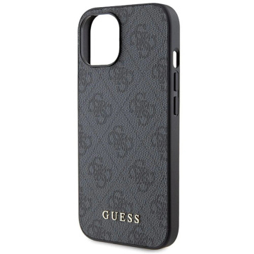 Чохол GUESS Hardcase GUHCP15SG4GFGR для iPhone 15 (4G Metal Logo / сірий)