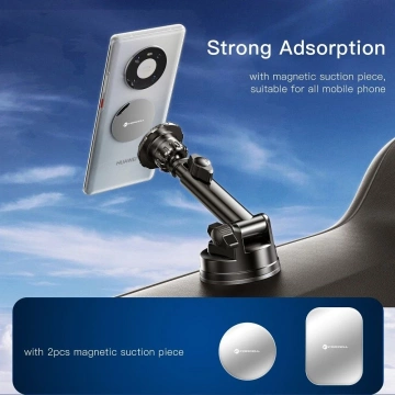 Автомобільний тримач Forcell Magnetic Telescopic 3-в-1 16 см