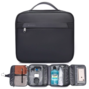 Bange Waterproof Backpack for Laptop 15.6" City Travel 45x30x16 cm for Work Airplane Men's Women's with USB Port Black