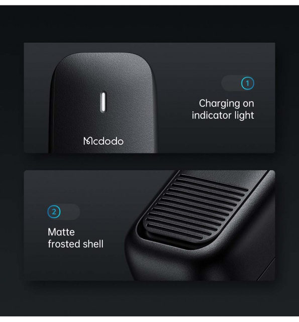 Wandladegerät GaN 65W Mcdodo CH-0291 2x USB-C, USB-A (schwarz)