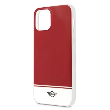 Stripe Collection hardcase phone case for iPhone 12/12 Pro red/red