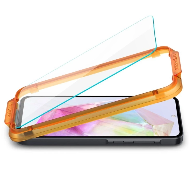 Tvrdené sklo Spigen Alm Glas.tR 2-balenie pre Samsung Galaxy A35 5G Clear