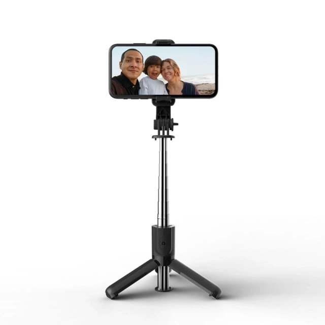 Statív Selfie Stick L02S Wireless Tripod Black