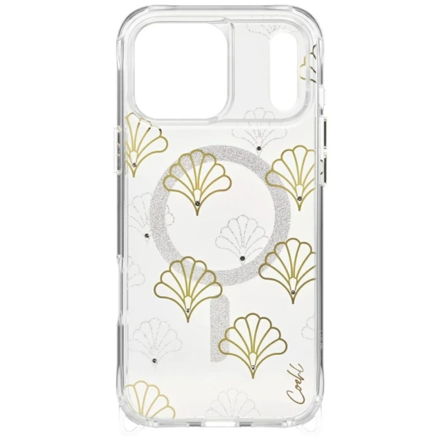 Etui UNIQ Coehl Maree do iPhone 17 Pro Max Magnetic Charging Srebrny