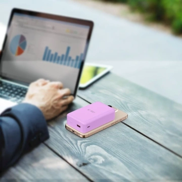 Powerbank Tech-Protect PB12 LifeMag 20000mAh MagSafe Lilac 15W