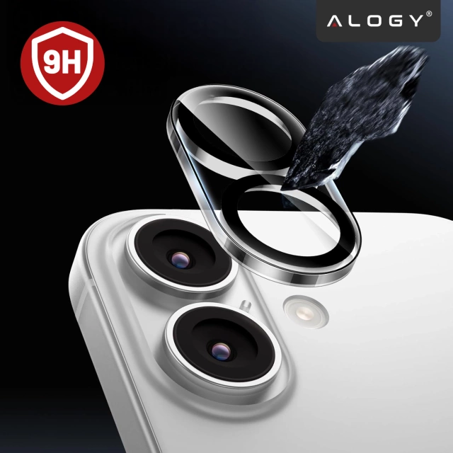 2x sklo objektívu fotoaparátu pre Apple iPhone 16 Pro / 16 Pro Max Alogy Lens Protector Pro Transparent